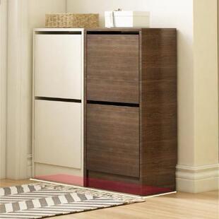 新款北欧翻斗式鞋柜 加宽纵深设计收纳鞋柜 外翻鞋架