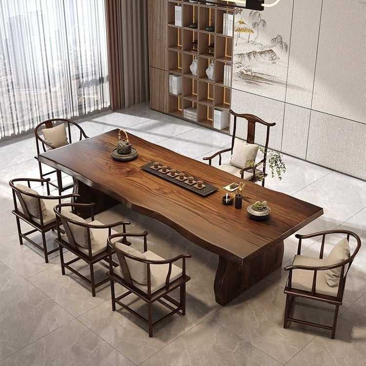 新中式全实木泡茶桌椅组合大板家用禅意茶几办公室原木功夫茶台,模玩/动漫/周边/娃圈三坑/桌游,模型制作工具/辅料耗材,淘宝优惠券,粉丝福利购,淘宝优惠卷