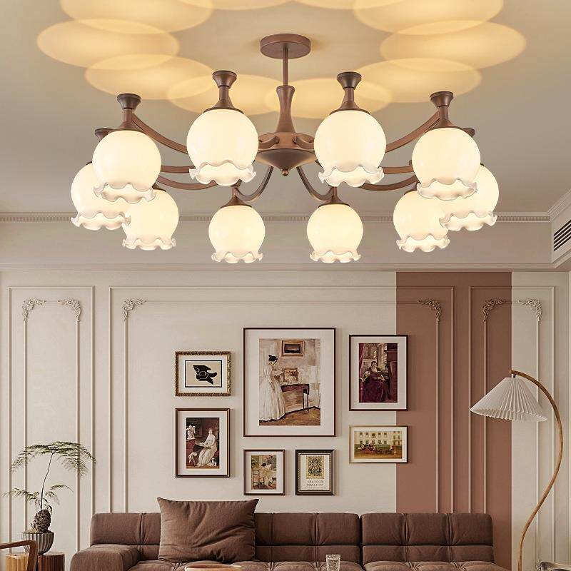 美式客厅吸顶吊灯乡村现代简约南洋复古卧室餐厅灯具客厅家用现代