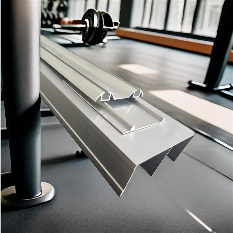 免开槽铝合金衣柜移门滑轨双轨道滑轮配件M推拉门导轨走轨趟门轨