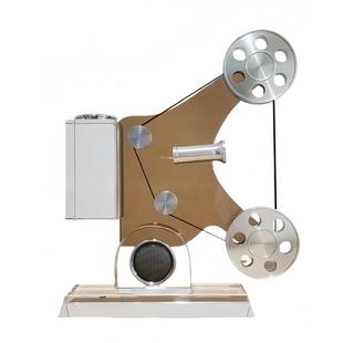 美豹复古时光放映机轻奢水晶装饰样板间售楼处酒店家居艺术模摆件