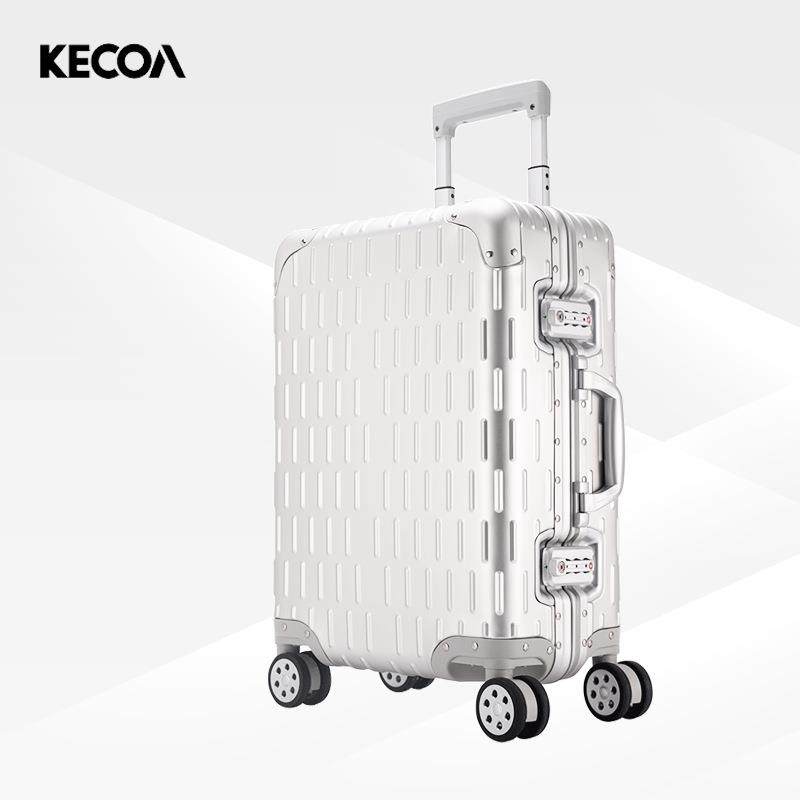行李箱拉杆箱镁铝合金万向轮超静音密码锁20寸新款登机箱