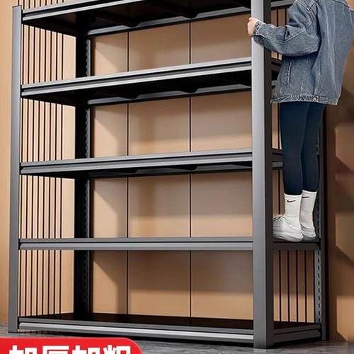 家用货架置物架多层落地超市仓库阳台储物架杂物间架子仓储收纳架