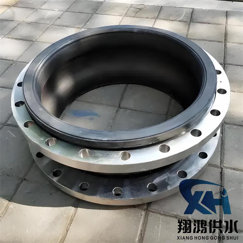 不锈钢法兰橡胶软接头DN80快速软连接耐酸碱高温水泵避震喉膨胀节