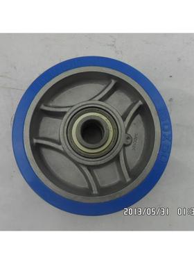 铝芯蓝色聚氨酯 W-6004-UD52 4 5 6寸单轮系列脚轮