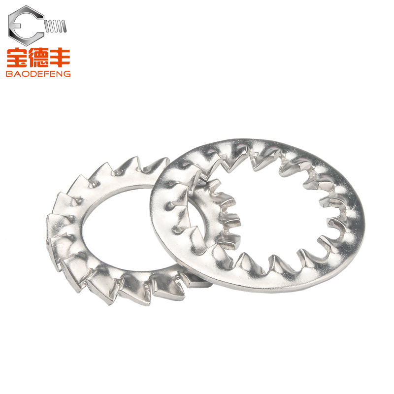 304不锈钢锯齿垫圈止n退垫片内外锯齿防滑止动垫片M3M4M5M6/M8-M2
