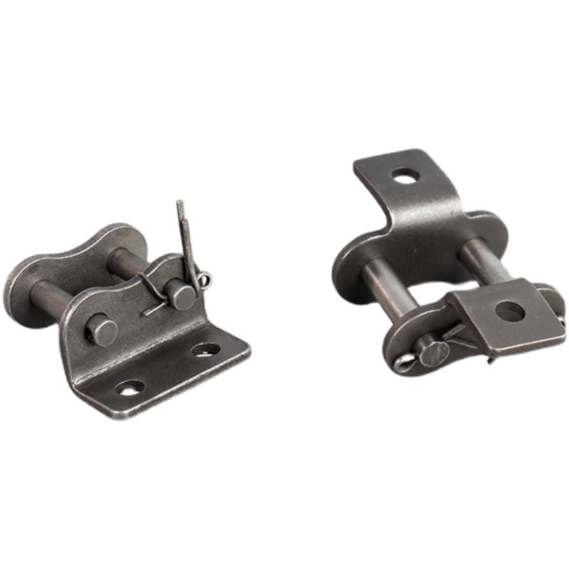 弯板链条接头 弯板附件链扣带耳接头08A 24A 28A 32A单双侧单双孔