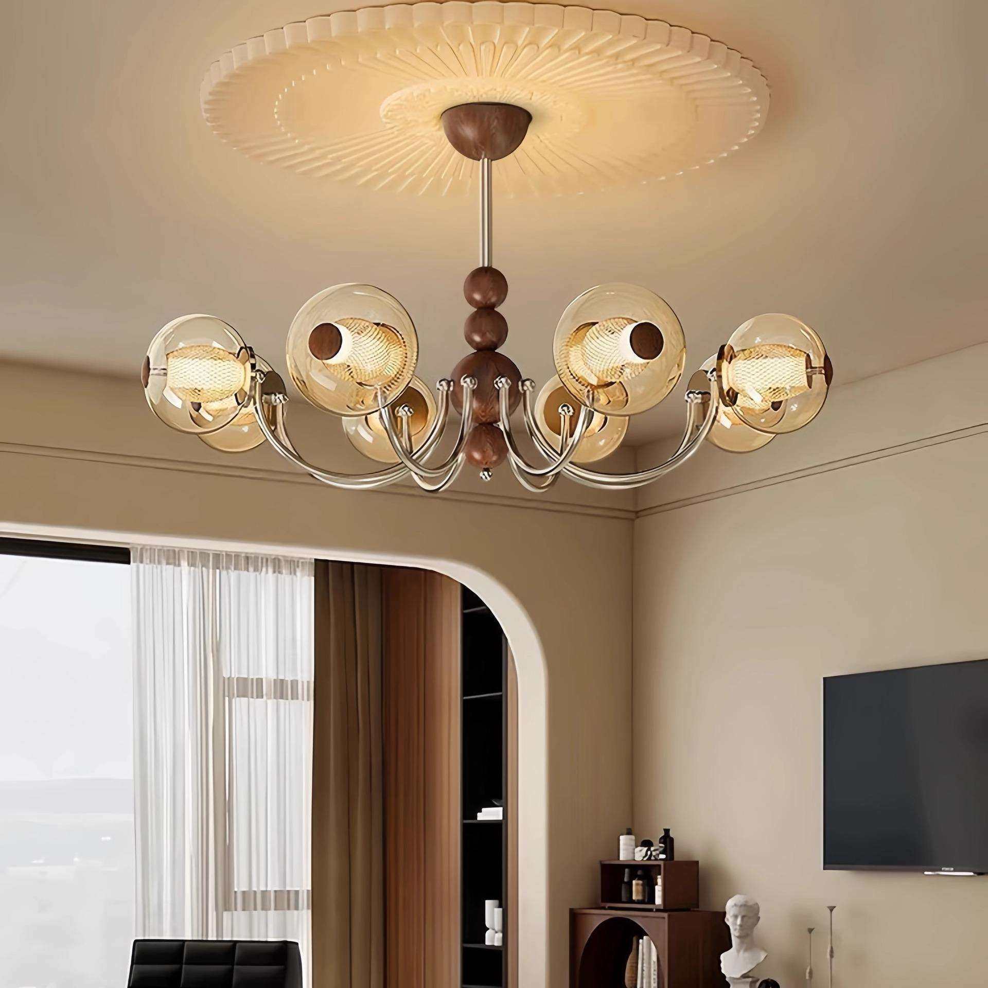 法式中古客厅吊灯美拉德餐厅吊灯高级感复古vintage书房主卧室灯,鲜花速递/花卉仿真/绿植园艺,割草机/草坪机,淘宝优惠券,粉丝福利购,淘宝优惠卷