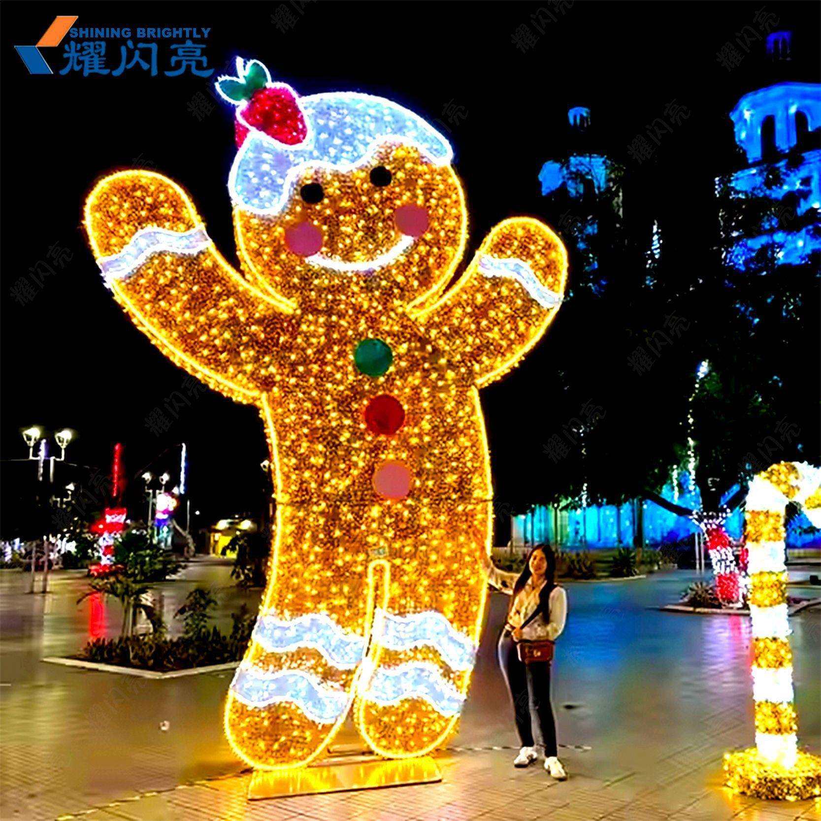 LED户外姜饼人造型系列公园广场景区商场商业街街道亮化美陈装饰,鲜花速递/花卉仿真/绿植园艺,割草机/草坪机,淘宝优惠券,粉丝福利购,淘宝优惠卷