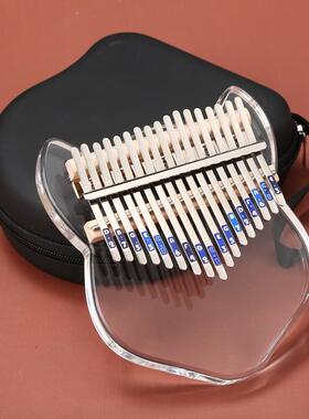 卡林巴kalimba拇指琴水晶透明手指母指琴初学者乐器厂家直销