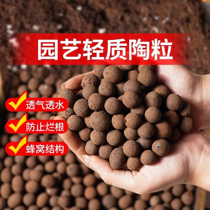 陶粒花用花盆垫底绿植铺面石多肉水培垫底园艺盆栽吸水陶粒盆底石