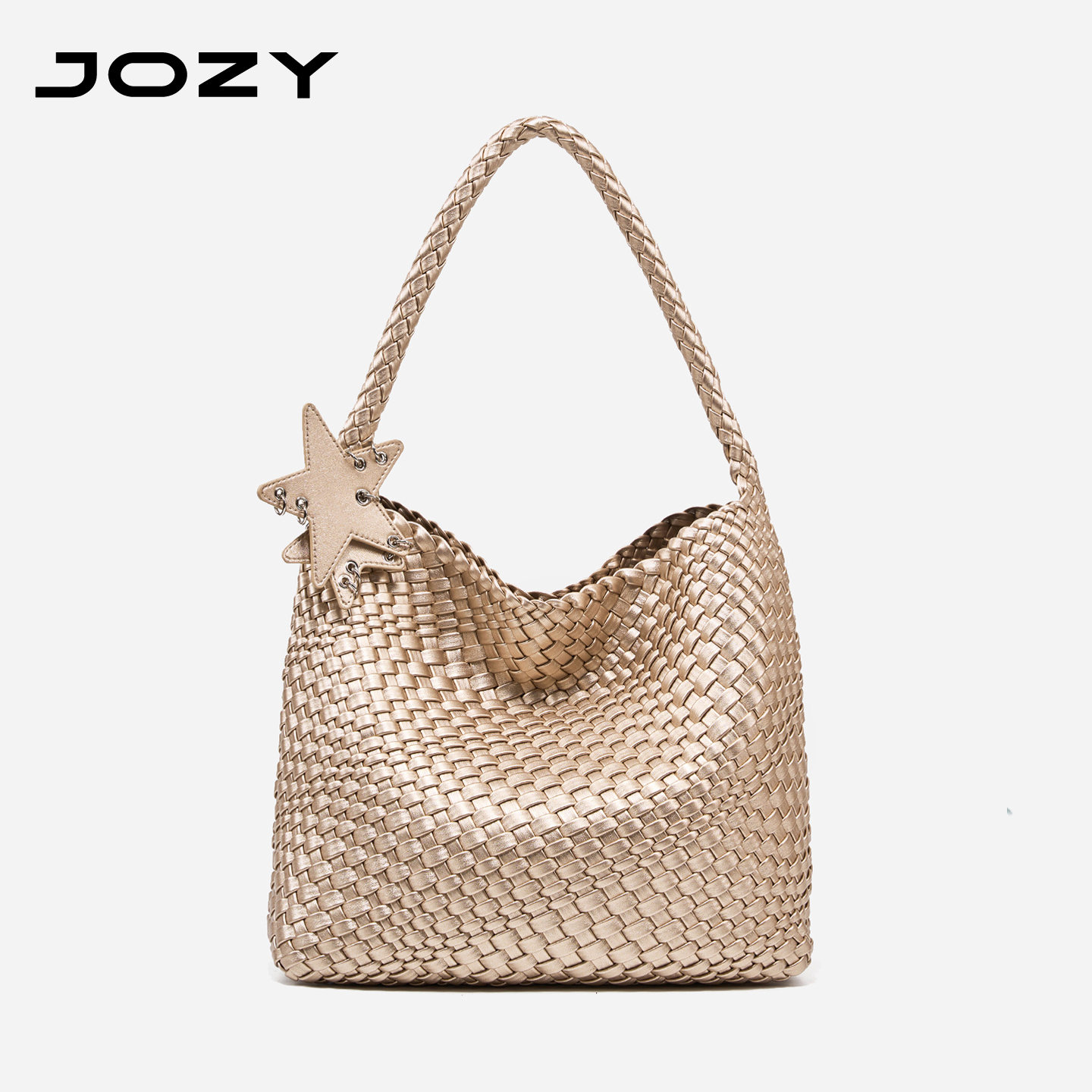 枪枪同款手工休闲百搭编织托特包