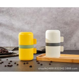 手磨咖啡机泡咖啡研磨机家用一体手冲咖啡杯冲研磨户外手摇磨豆机