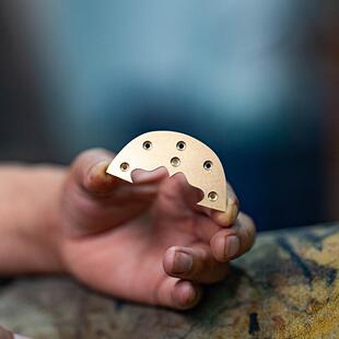 真诚手作手工鞋加装鞋底铜片金属片耐磨铁鞋头铁片前掌金属片后跟