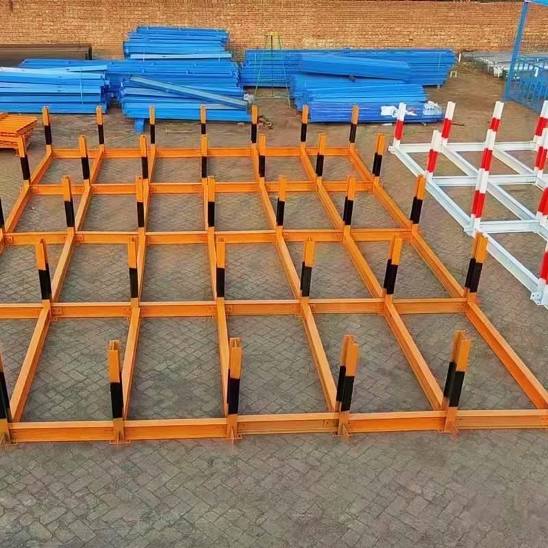 钢筋堆放架建筑工地标准化工字钢堆码材料堆放平台定型化摆放支架