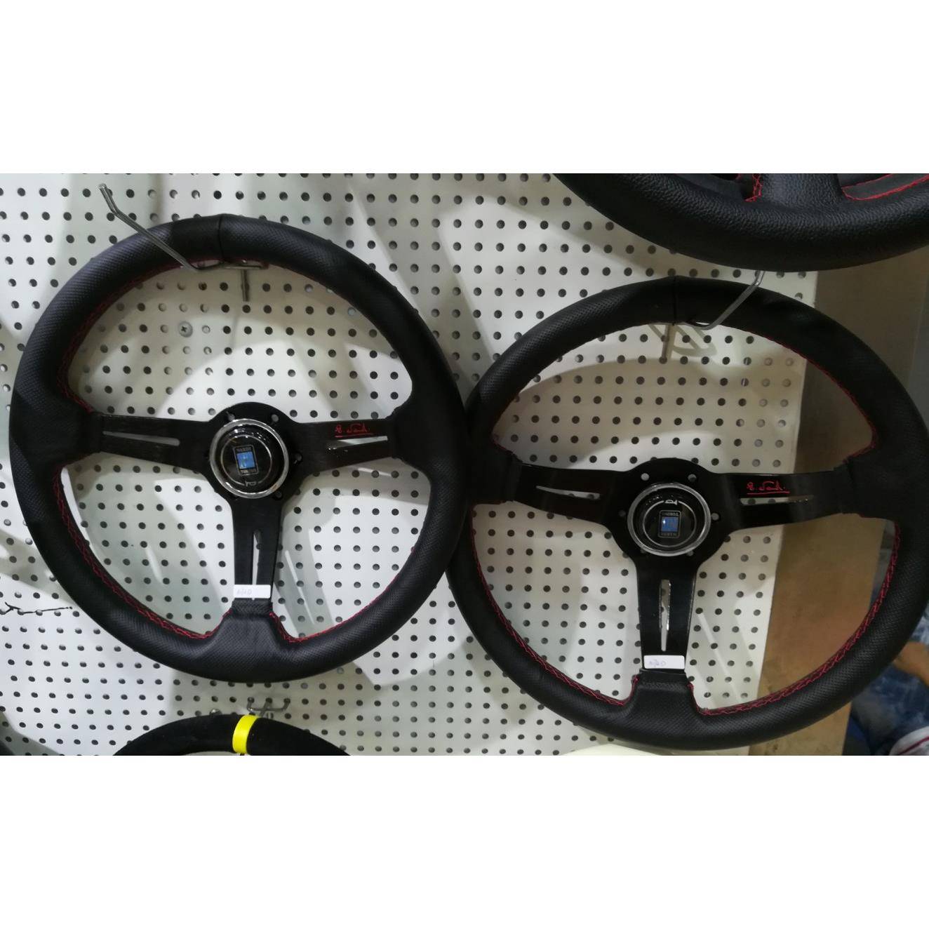 小车Nd改装13寸赛车14寸中凹/翻皮方向盘通用竞速真皮/磨砂方向盘