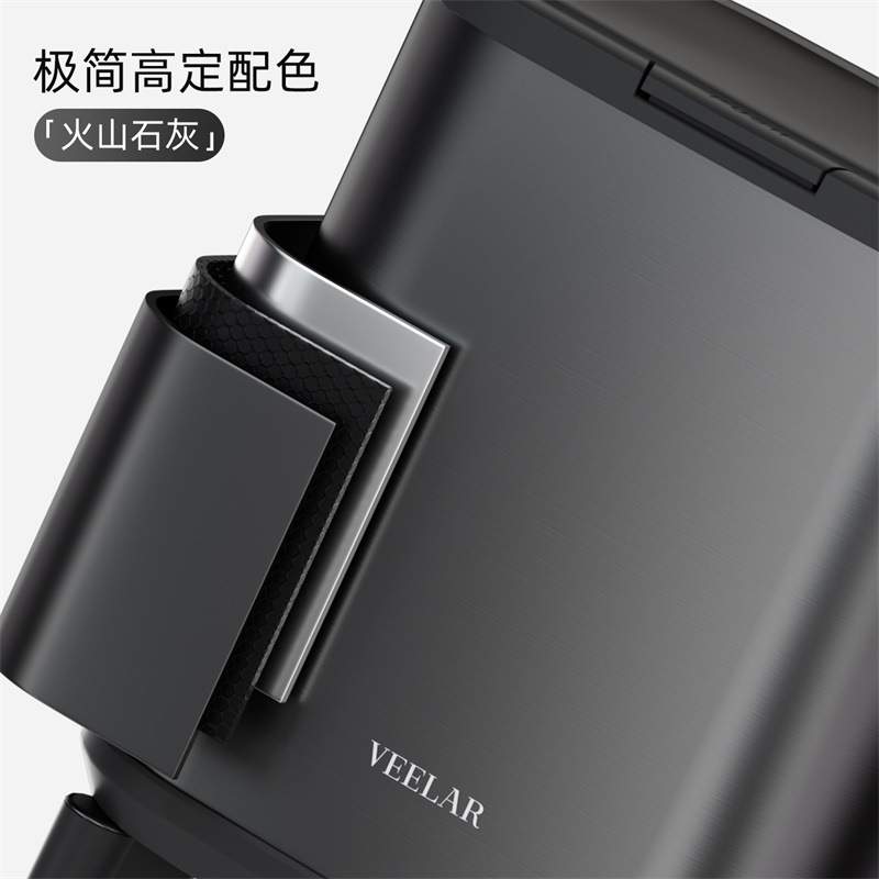 VEELAR免弯腰高脚厨房垃圾桶按压式家用大容量带轮可移动感应式