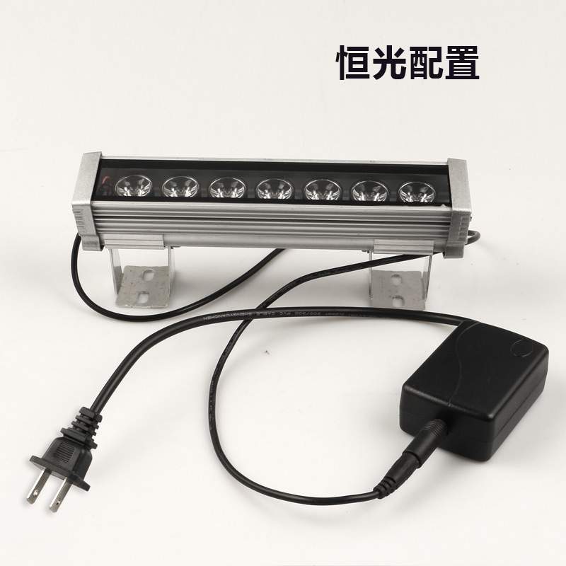 九家异物灰尘指纹LED检测灯7W 220V 绿光 螺丝固定