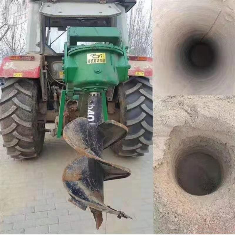 外贸出口钻坑机大型螺旋加长钻头打洞机林业开荒果树种植刨坑机