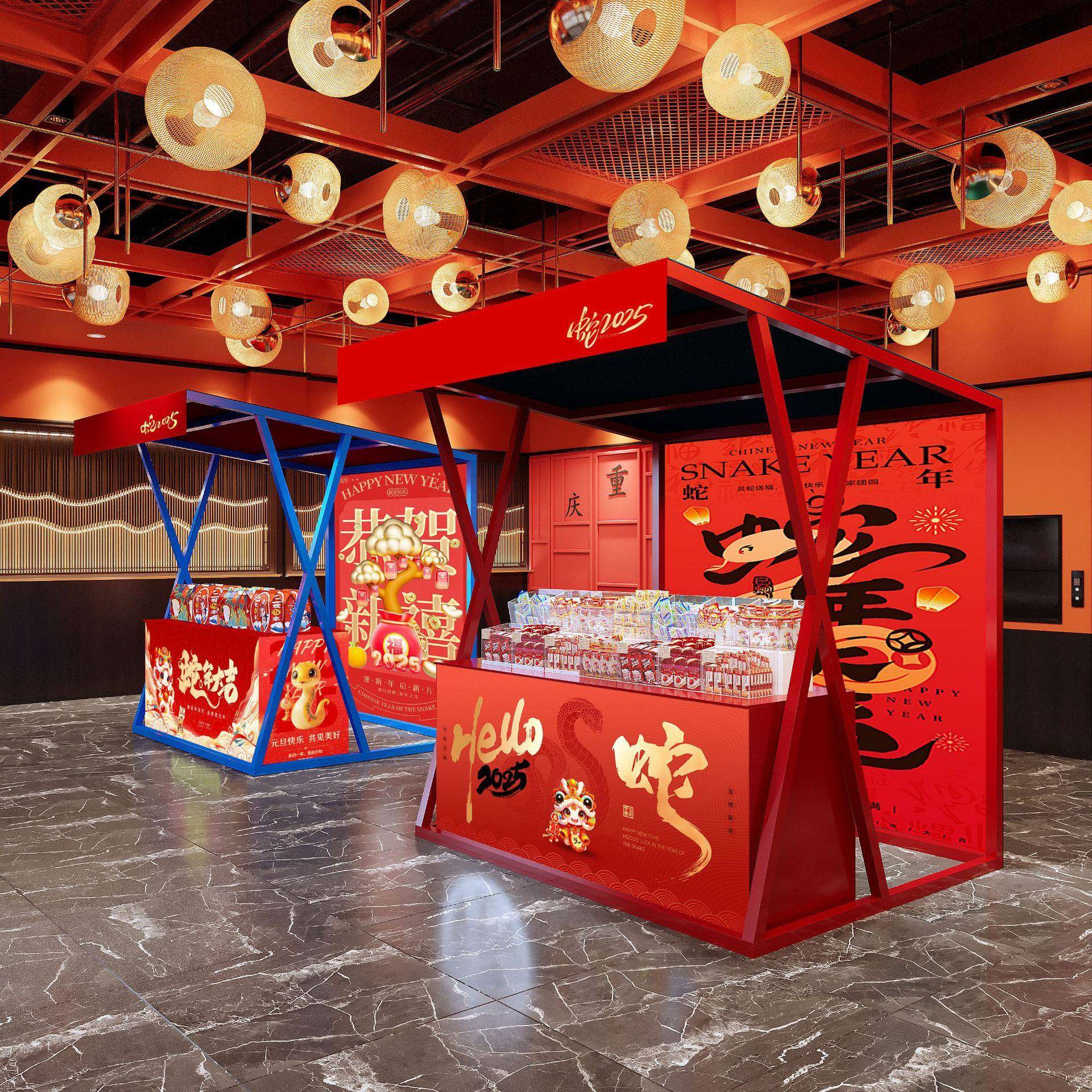 集市摊位架夜市摆摊桌地摊铁架子商场活动售货台移动美食街小吃摊