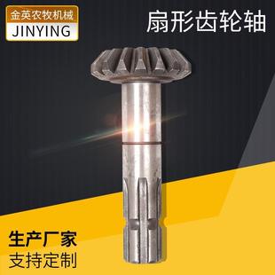 非标扇形齿轮轴扇形齿轮锥形齿轮轴伞齿轮轴工业伞齿轮轴