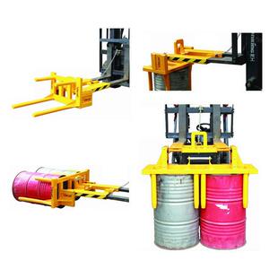 油桶翻转器倒桶机具叉车吊车油桶吊具搬运起吊夹油桶存放支架