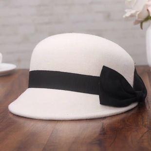 2025赫本风千金羊毛马术帽 甜甜专享