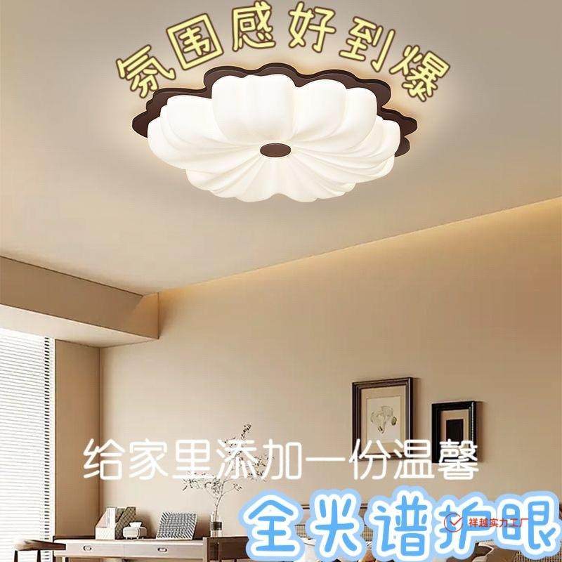卧室灯奶油风花朵吸顶灯2025新款儿童房灯美式复古护眼书房灯,鲜花速递/花卉仿真/绿植园艺,割草机/草坪机,淘宝优惠券,粉丝福利购,淘宝优惠卷