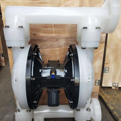 QBK-50 QBK-65气动隔膜泵污水化工涂料耐腐蚀气动泵DN50工程塑料
