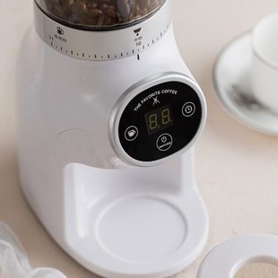咖啡豆粉岸 电动咖啡磨豆机远冲量手研磨机磨具控定家用商用器意式
