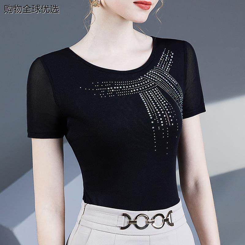 2024新款拉丁舞上衣女短