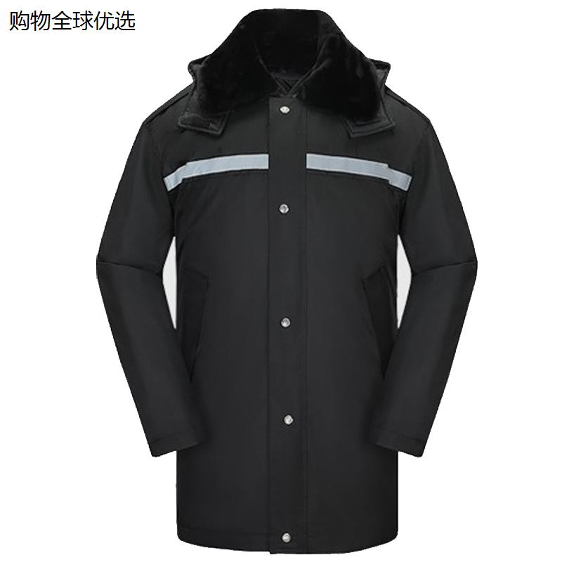 保安棉服冬装棉大衣冬季工装反光工作服冷库服装防寒服