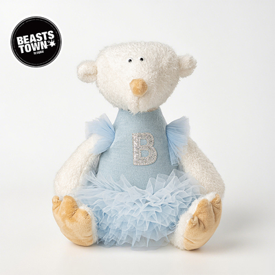 Beaststown粘人熊玩偶衣服背带裤卫衣粉色蓬蓬裙装扮毛绒玩具服饰