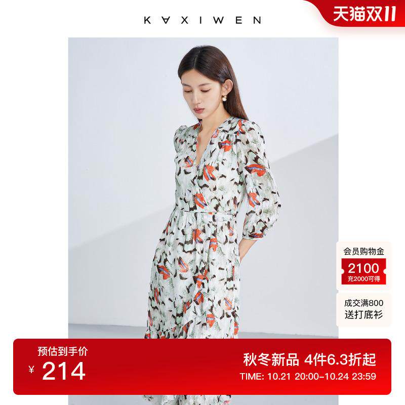 佧茜文连衣裙2024年秋季新款连衣裙