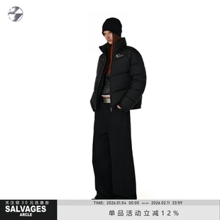 SALVAGES新款羽绒服冬季高级潮牌加厚街头保暖抗寒明星同款厚外套