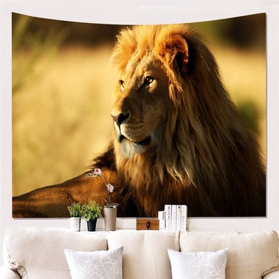 极速Lion Tapestry Univrerse Galaxy Tapestry Space Tapestries
