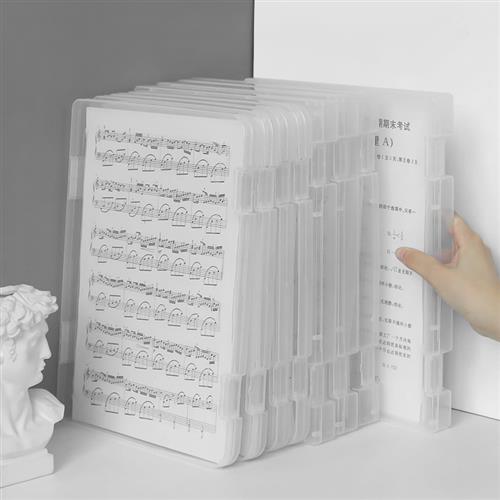 极速A4透明桌面k文件收纳盒档案家庭证件办公文件夹办公室资料册