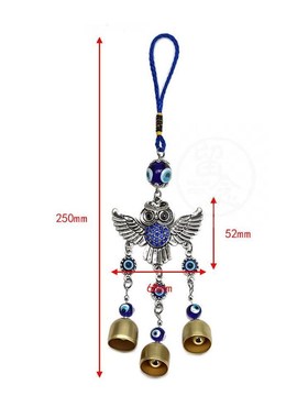 极速-New retro owl bell pendant Devils eye wall hangin.g do