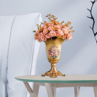 Vase OrnameEnt Resin 极速Retro Home Flower Kitchen Tab Style