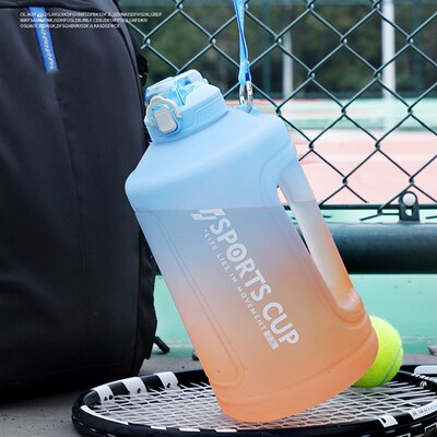 新品2300ml Water Bottle Straw Cup LarHge Capacity Water Cup