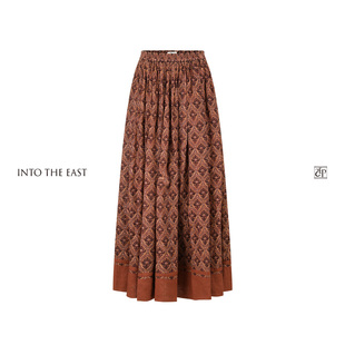 Into The East己印盾花长半裙
