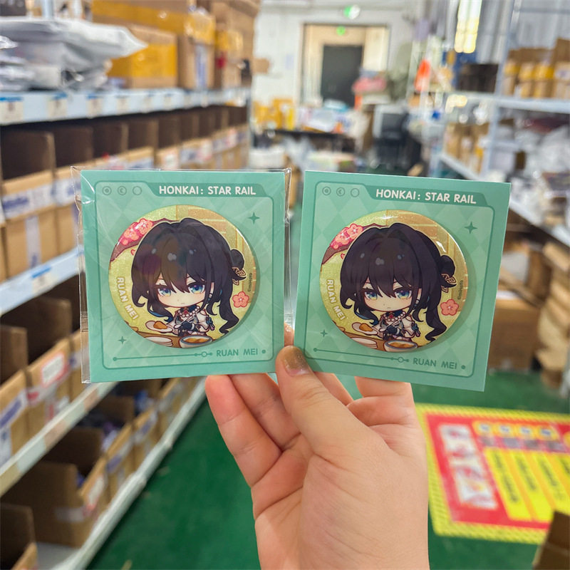 正版授权《崩坏》新春贺岁系列徽章阮梅款二次元潮玩周边谷子吧唧