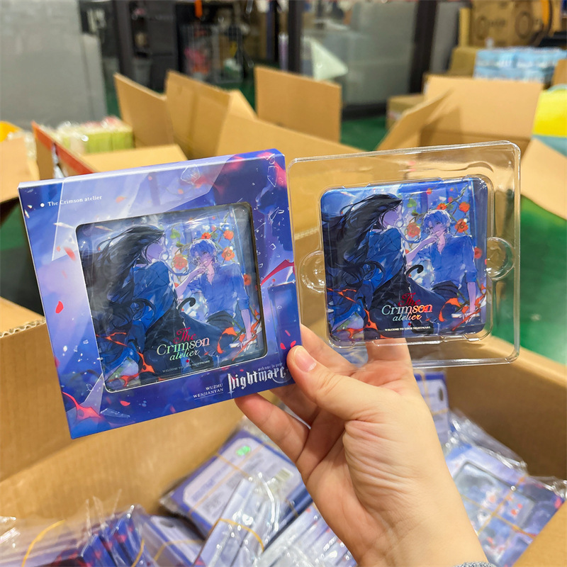 正版授权《欢迎进入梦魇直播间》绯色画室方形徽章二次元周边谷子