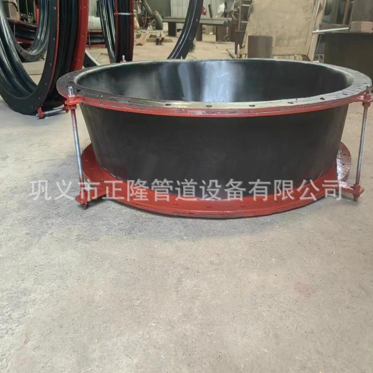 正隆风道橡胶膨胀节圆形橡胶软接头矩形烟道橡胶补偿器软连接