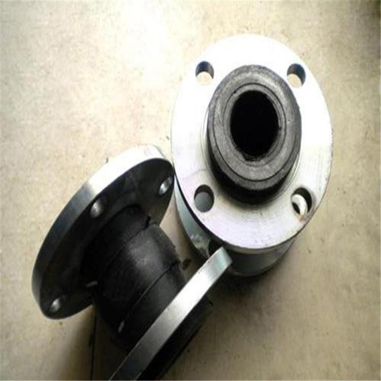 不锈钢法兰挠性接头法兰式橡胶软连接 挠性接头可曲挠橡胶接头