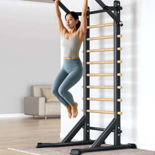 _室内肋木架引体向上家用单杠免打孔落地吊杆家庭双杠训练器
