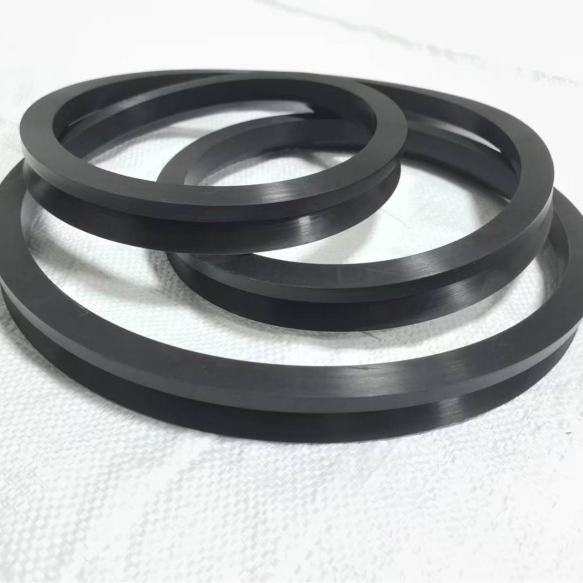 VA/VD水封V型旋转密封圈丁晴橡胶无骨架油封防尘 V型密封圈