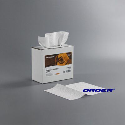 ORDER 抽取式汽车工业除油专用无尘擦拭纸 PP吸油吸水无纺擦拭布