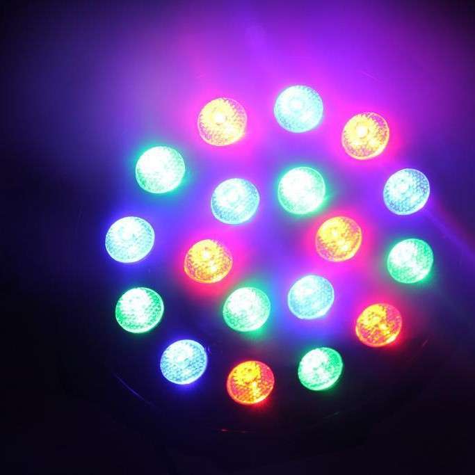 18led全彩扁帕灯 18led全彩小帕灯 18led全彩塑料扁帕灯