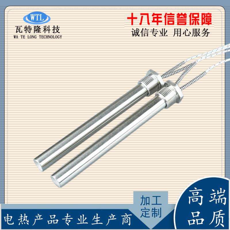 外出线单头加热管模具封口机加热棒304不锈钢高温干烧电热管